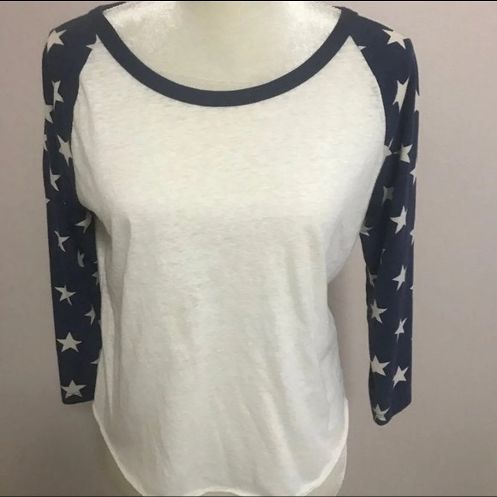 RALPH LAUREN STARS BASEBALL TEE SIZE LARGE